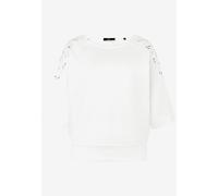 zero - Sweatshirt mit Lochmuster - Gr. - 38