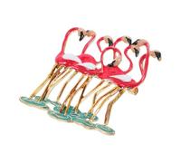 Zerodeko 1 Stück Kreative Flamingo Brosche aus Legierung Modische Rosa Brustnadel Einfache Anstecknadel für Alltag und Festliche Anlässe Leicht zu Tragen