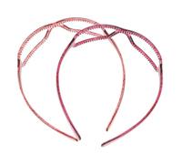 Zerodeko 2 Stück Kreatives Damen Stirnbänder mit Brillenmotiv Modische Haarbänder für Mädchen Weiches Bequemes Material für Partys und Fotoshootings Trendiger Haarschmuck für Vielfältige