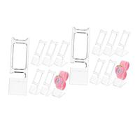Zerodeko 20 Stk Transparenter Uhrenständer Schmuckhalter Aus Kunststoff Für Uhren Schmuckarmbänder Display Organizer Leicht Tragbar Für Zuhause Und Geschäft