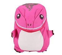 Zerodis 3D Kleinkind Dinosaurier Rucksack Cartoon Kindergarten kleine leichte Schulrucksack für und Mädchen(Rosa)