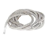 Zerodis -Schnürsenkel, Personalisierte Sneaker-Transformations-Diamant-Schnürsenkel, Rundes Kleidungsgürtel-Seil für Turnschuhe, die Kleidungsdekor Umgestalten