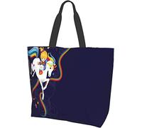 zerosevenee Damen Tote Schultertasche Rainbow Brite und Starlite Memories 3D bedruckte Handtasche Aufbewahrung Wiederverwendbare Henkeltasche, Siehe Abbildung, 15.7" (H) x 19.7" (L) 5.9" (W)