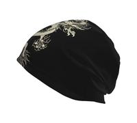zerosevenee Drachen-Beanie-Mütze für Herren, Sportmütze, coole Strickmütze für Damen und Herren, Outdoor, Dragon 04, Einheitsgröße