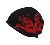 zerosevenee Drachen-Beanie-Mütze für Herren, Sportmütze, coole Strickmütze für Damen und Herren, Outdoor, Dragon 03, Einheitsgröße