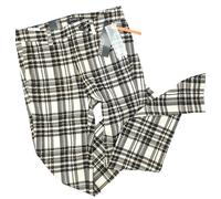 Zerres - Zerres Hose/Leggings Damen beige braun dunkelbraun kariert, 7023 647 28, gemustert, 3/4 Länge gerade geschnitten, stretch, erhältlich bei ..., 36