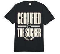 Zertifizierter Zehensauger Funny Foot Comfort Colors Adult Heavyweight T-Shirt