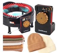ZestWrench Fortschrittlicher arbeitssparender Strickmaschinen-Adapter, elektrisch verstellbarer Geschwindigkeitsadapter mit intelligentem LCD-Zähler für Addi-Express King Size Strickmaschine,