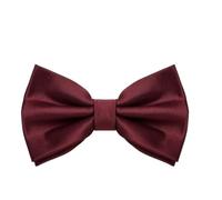 ZEYMINER Herren-Fliege, Satin-Fliege, formelle Smoking-Anzug-Fliege, Hochzeitsfliege, Kinder, Babys, Jungen und Erwachsene, verstellbare Fliege, Burgunder, L