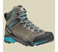 damen wanderschuh scarpa zg trek gore tex grau blau 40