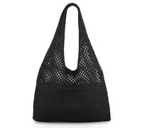 ZGDEIWGF 1 Stück Hohle Gewebte Tasche, Handgehaltene Umhängetasche, Gestrickte Westentasche, Böhmische Achseltasche, Retro-Wolltasche, Strandrucksack-Tasche