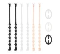 ZGDEIWGF 3 Paar Damen-BH-Schultergurte, 3 Stück Schultergurte, rutschfeste Schnallen, BH-Spitzen-Verlängerungsgurte, Elastische BH-Schultergurte, Blumenförmige Schultergurte