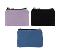 ZGDEIWGF 3 Stück Geldbörse, Tragbare Aufbewahrungstasche Für Kleine Gegenstände, Unisex-Geldbörse Aus Segeltuch