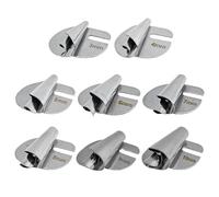 ZGDEIWGF 8 Stück Nähmaschinenfuß, Nähmaschinenzubehör, Edelstahl-Nähfuß, Säumfuß Für Heimnähmaschine