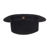 Zgehnao Hut tragen, Wolle Homburg Panama Hut Pork Pie Hut für Damen Herren Foto Requisiten Western für Männer Frauen Unisex Kopfbedeckung, Schwarz , 5-8