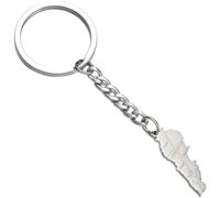 Zghhc Schlüsselanhänger Libanon-Karte, Edelstahl, Landkarte, Geografie, Schlüsselanhänger, Autoschlüssel, Rucksack-anhänger, Schmuck Für Männer Und Frauen