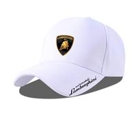 ZGNBKLS Basecap Herren für Lamborghini, Einstellbare Baseball Cap Freien Alle Jahreszeiten Auto Baseball Cap,I