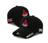 ZGNBKLS Basecap Herren für Mitsubishi, Einstellbare Baseball Cap Freien Alle Jahreszeiten Auto Baseball Cap,A