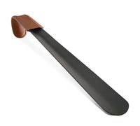 ZGXNYI Schuhlöffel Lang Schuhlöffel, extra lange Hörner, schwarzes Metall, Löffelform, Heber, Schuhe, Zubehör(1pc)