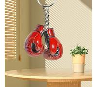 Zhajipai 3 Stück Mini Boxhandschuhe Anhänger, Schlüsselanhänger Boxhandschuh, Boxhandschuhe Schlüsselbund, 2D Taschenanhänger Als Ornament, Für Freunde Kinder Teenager Familie