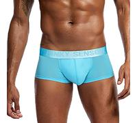 zhandouji Unterwäsche Herren Atmungsaktiv Dünn Bequem Boxershorts Männer Kurzer Unterwäsche Unterhosen Panties Trunks Gummibund Underwear Slips