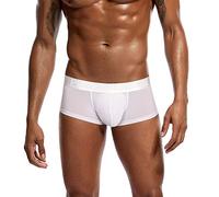zhandouji Unterwäsche Herren Atmungsaktiv Dünn Bequem Boxershorts Männer Kurzer Unterwäsche Unterhosen Panties Trunks Gummibund Underwear Slips