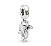 ZHANGCHEN 925 Sterling Silber Spring Charm, Gießkanne und Kelle, passend für Pandora, Anhänger Armband, Halskette, Sterling Silber Schmuckherstellung