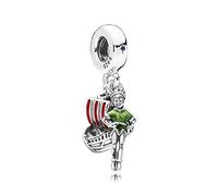 ZHANGCHEN 925 Sterling Silver Bead Peter Pan Boat Pendant Charm Fit Fashion Women Pandora Bracelet Bangle Gift DIY Jewelry