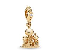 ZHANGCHEN Vergoldete Perlen Aladdin Agrabah Castle Charms Moschee Fit Original Pandora Armbänder Frauen SCHMUCK DIY SELBST