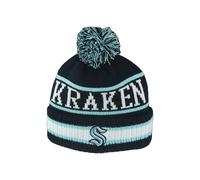 ZHATS Unisex-Erwachsene NHL Officially Licensed Pom Freestyle Beanie-Mütze, Team-Farbe, Einheitsgröße