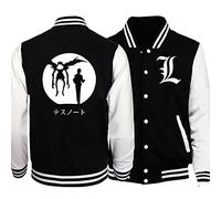 zhedu Death Note Baseballjacke Männer Frauen Fashion Baseball Shirt Anime Sportjacke Baseball Jersey Overshirt Hoodie (S,Color 03)
