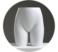 ZHENCHAO Schneiderpuppe, weibliche Schneiderpuppe, Torso-Ausstellungsständer - Dessous- und Unterwäsche-Modellständer - Requisiten für Bekleidungsgeschäfte, untere Körperhälfte, weiß, 90 x