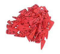 ZHENGCI Knöpfe, Karotten-Nasenknöpfe, 2 Löcher, Holzknöpfe zum Basteln, Nähen, Verzieren, 100 Stück