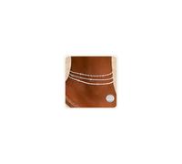 ZHESHY Fußkettchen Für Damen Gold Silber 925 Layered Fussketten Für Frauen Mit Herz Tennis CZ Anhänger Verstellbare Stapelbare Wasserfester Mehrlagige Fußkette Sommer Strand Modeschmuck Set Geschenk
