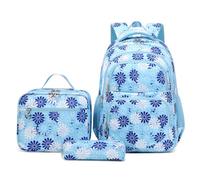 ZHIERNA Schulrucksack Mädchen Teenager Schule Rucksack Damen Schulranzen Kinder Schultasche mit Lunchtasche Stiftetasche Set für Teenager Mädchen Grundschule
