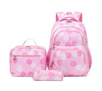 ZHIERNA Schulrucksack Mädchen Teenager Schule Rucksack Damen Schulranzen Kinder Schultasche mit Lunchtasche Stiftetasche Set für Teenager Mädchen Grundschule
