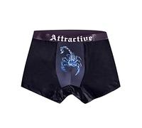 Zhiyao Boxershorts Scorpion Print Herren Boxer Unterwäsche Unterhosen Männer Men
