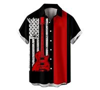 Zhiyao Herren Hemden Kurzarm&Langarm Hemd Slim Fit Sommerhemd Herren Regular Fit Hawaiihemd Beilaufig Bluse Shirts T-Shirt für Männer Blau,XXL