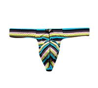 Zhiyao Herren Sexy Unterwäsche Bodysuit Nachtwäsche Strings Boxershorts Sportunterwäsche Dessous Thongs Sport G-String Party Kostüm Sport Suspensorium Men Underwear Schwarz,XL