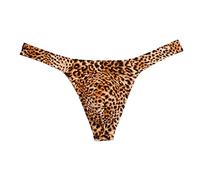 Zhiyao Jockstrap String Tanga Herren Sexy Unterwäsche Männer Slips im Leoparden Style Strings Lustige G-String Lover Geschenk