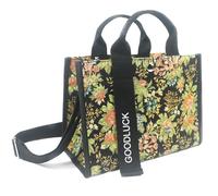 ZHMO The Canvas Tote Bag Crossbody Bags for Women,Cross body Purse Satchel Bag Shoulder bag Handtaschen for School Beach Weekend, Rosa buntes Blumenmuster, Medium
