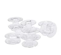 ZHONGJIUYUAN 100 Stück Haushaltsnähmaschinen-Spulen aus transparentem Kunststoff für Singer, Brother, für Jukind 2518P