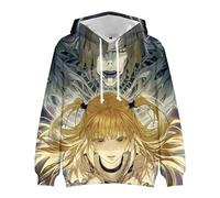 Zhongkaihua Death Note Hoodies L·Lawliet Kostüm Hoodies Weatshirts Misa Amane Pullover Sweatshirt Casual Langarm Unisex 3D Gedruckt Sweatshirt, Typ2, XXL