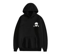 Zhongkaihua Gojo Satoru Anime Digital Hoodie Pullover Adult Teen Anime Sweatshirt with Pocket Warm Gift for Student Lovers