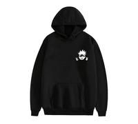Zhongkaihua Gojo Satoru Anime Digital Hoodie Pullover Adult Teen Anime Sweatshirt with Pocket Warm Gift for Student Lovers