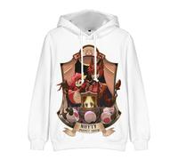 Zhongkaihua Hazbin Hotel Charlie Morningstar Vaggie Anime Digital Hoodie Pullover - Erwachsene Teen Anime Sweatshirt mit Tasche warmes Geschenk für Jungen Mädchen Student Liebhaber