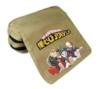 Zhongkaihua My Hero Academia Anime Fashion Schreibwaren Federmäppchen für Mädchen Jungen Teenager Schuler Geschenk, MHA Cartoon Großes Fassungsvermögen Fach Zurück zur Schule Stifttasche, Mha - 03, 21