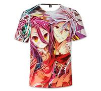 Zhongkaihua Seven Deadly Sins T-Shirt Anime Cosplay 3D Druck Rundhals T-Shirt Lose Kurzarm T-Shirt für Un Aldult Teenager Paar, Typ8, XL