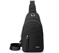 zhongningyifeng Crossbody Sling Rucksack klein für Männer Frauen, Nylon Casual Schultertasche leicht wasserdicht, Chest Daypack Geldbörse für Wandern Reisen Outdoor