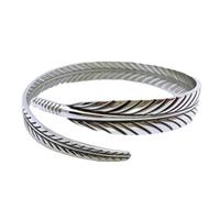 ZHUDJ 925 Sterling Silber Frau Manschette Armband Feder verstellbare Armreif Mädchen Hochzeit Schmuck Geschenke